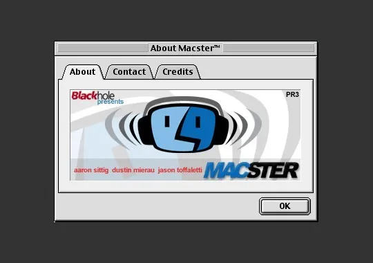 Macster About Box