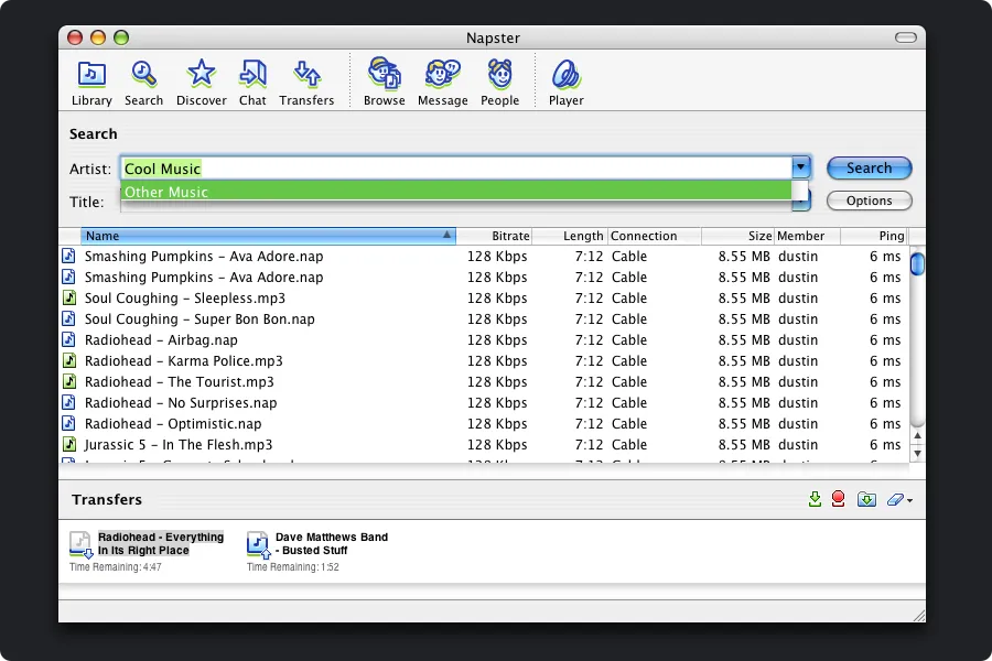 Napster Search